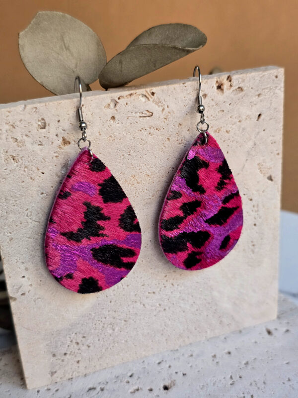 Pink Panther Power Earrings