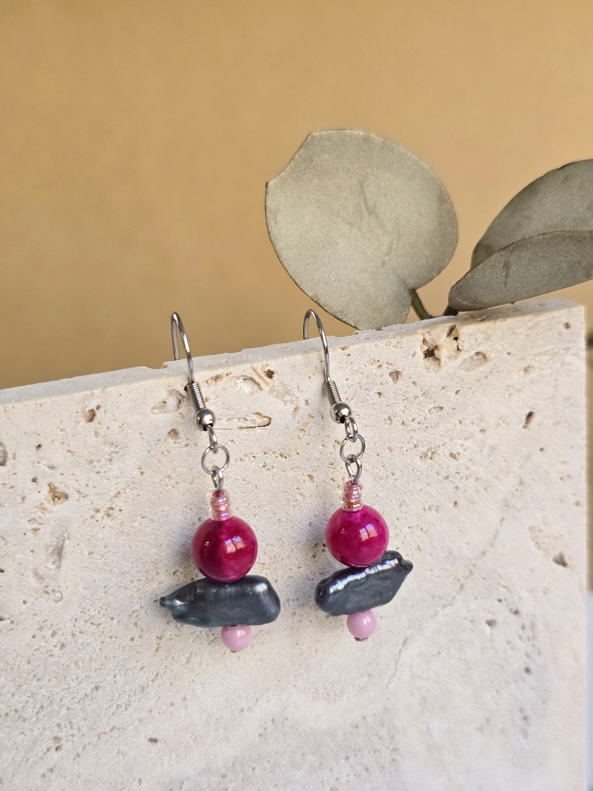 Fuchsia Twilight Earrings
