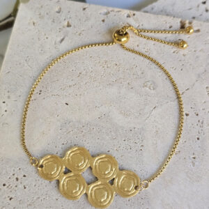 Golden Ripple Bracelet