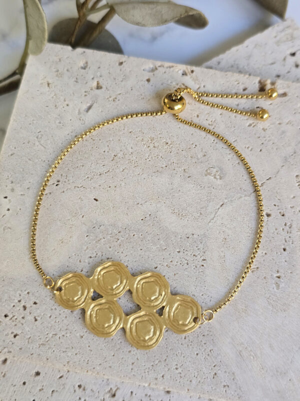 Golden Ripple Bracelet