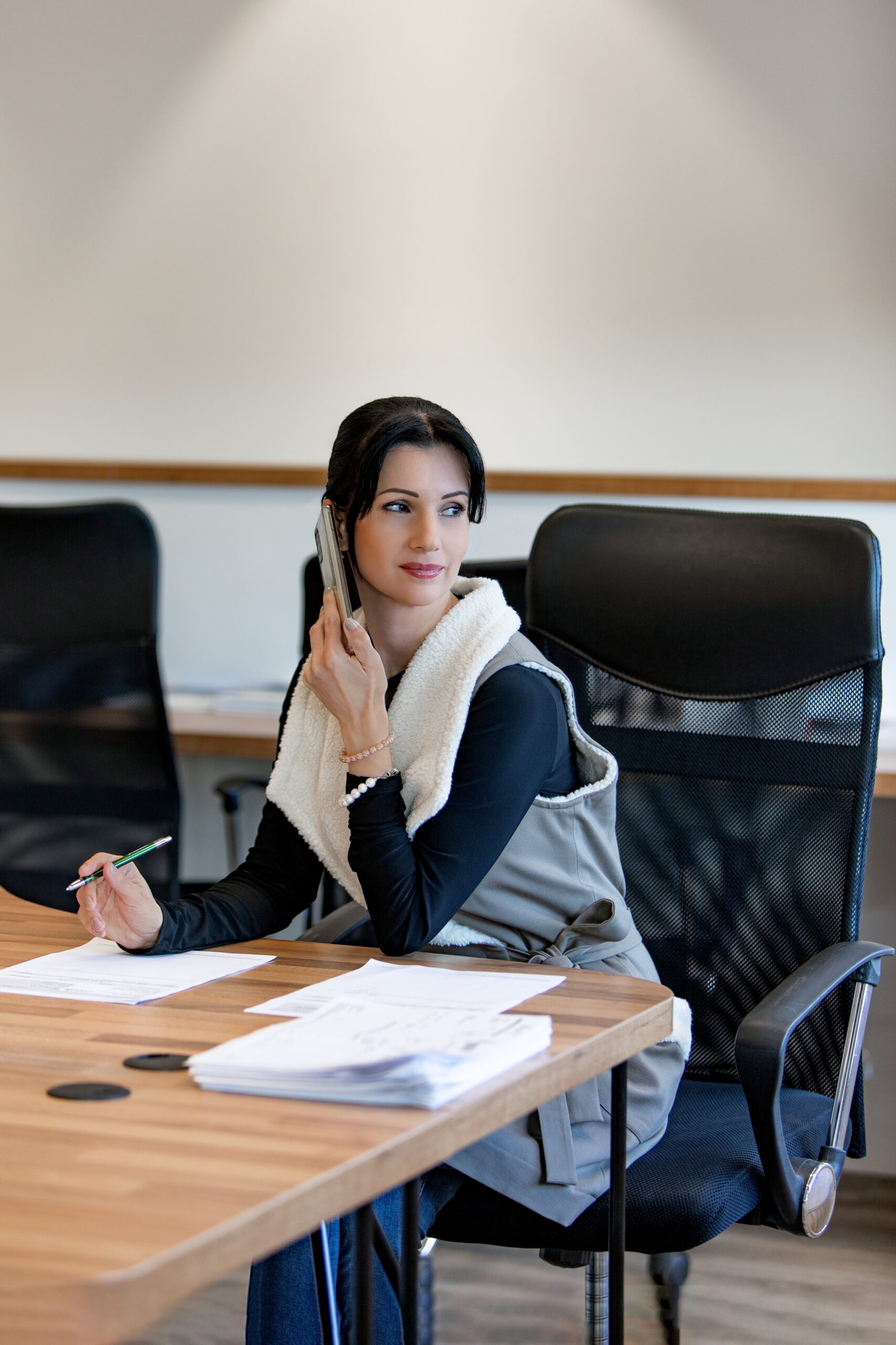 SHERPA CHLOÉ VEST – Szürke melír - Kép 5