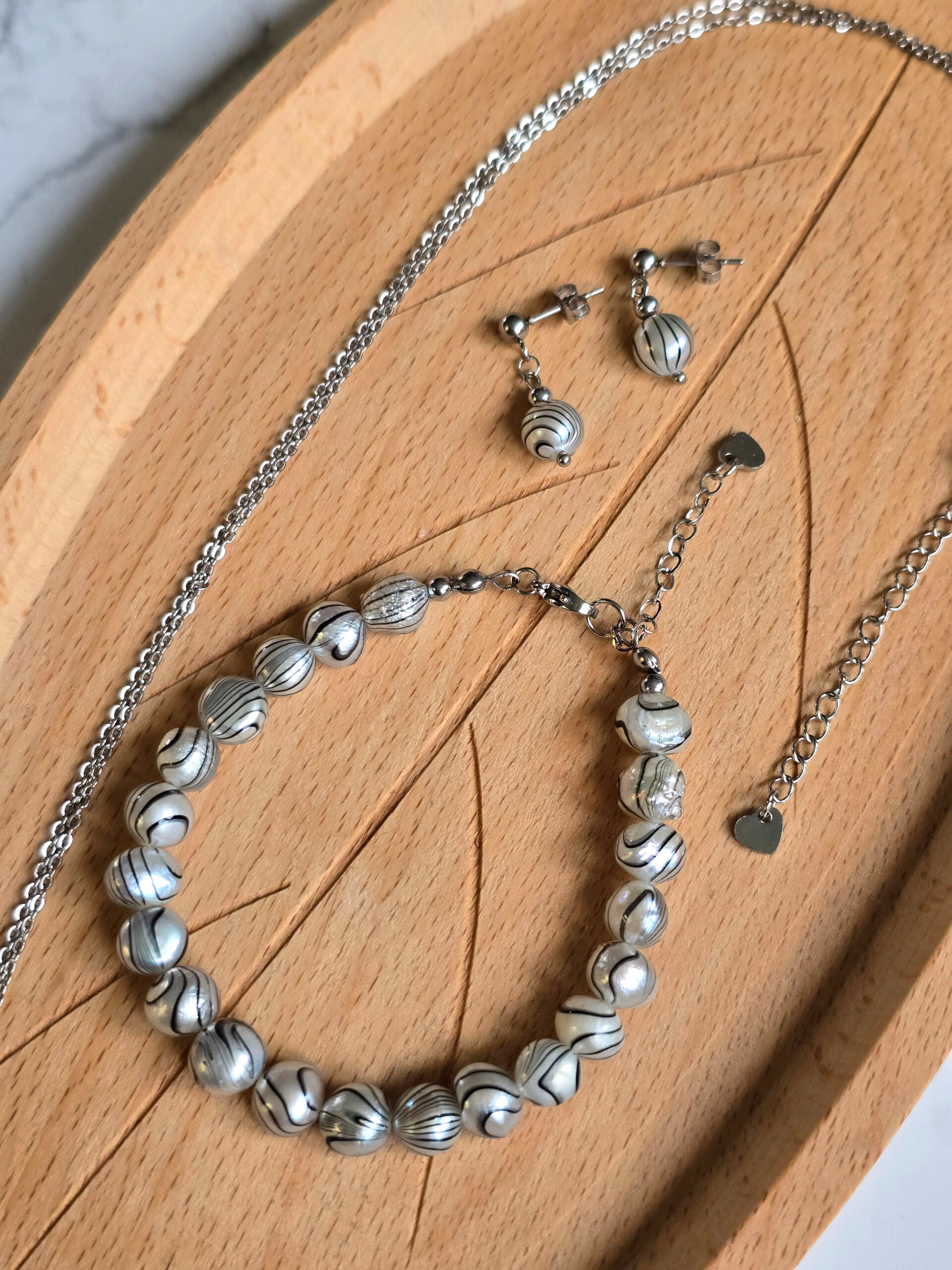 „Midnight Marble” Baroque Set - Kép 4