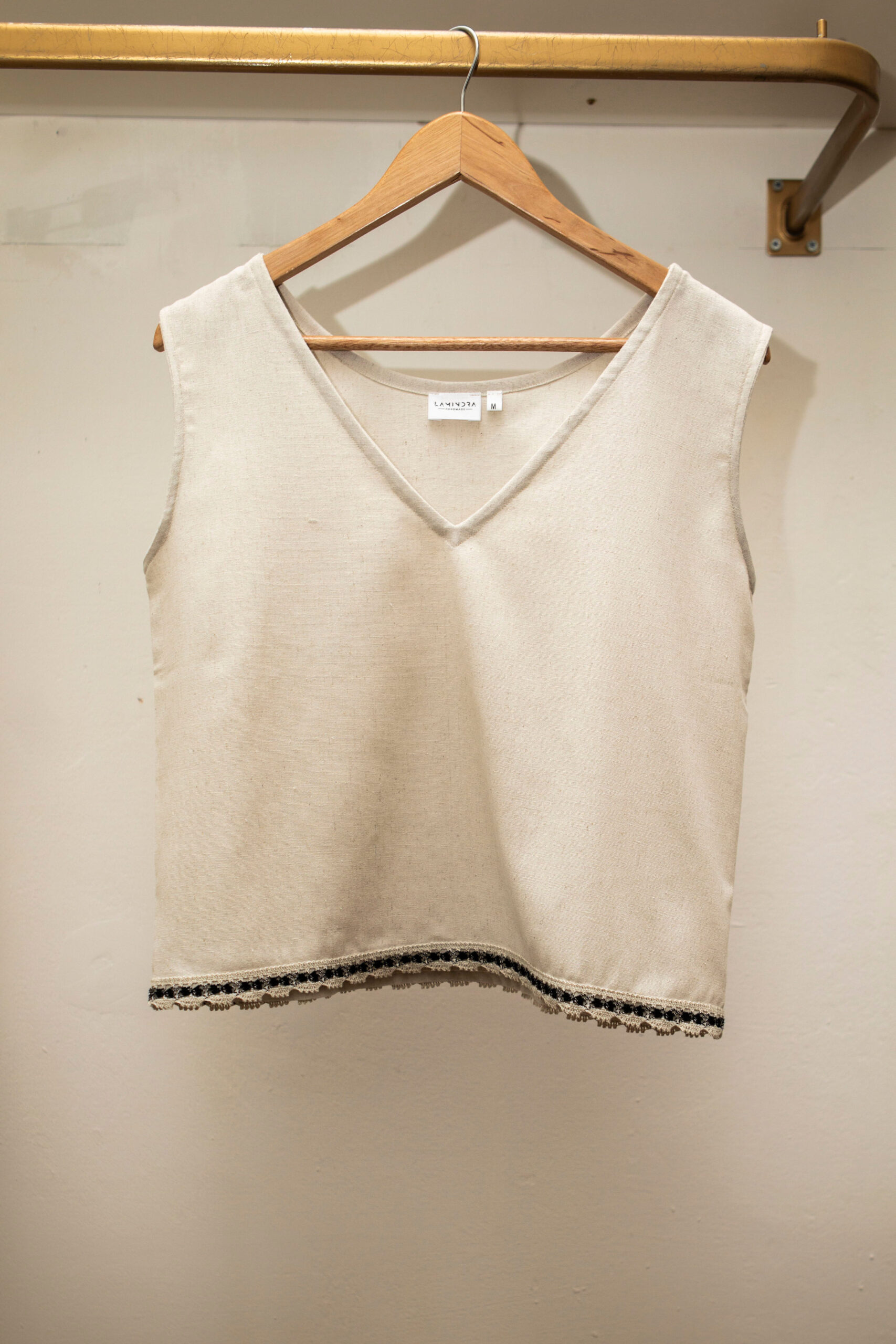 Basic lace Linen Top - Kép 4